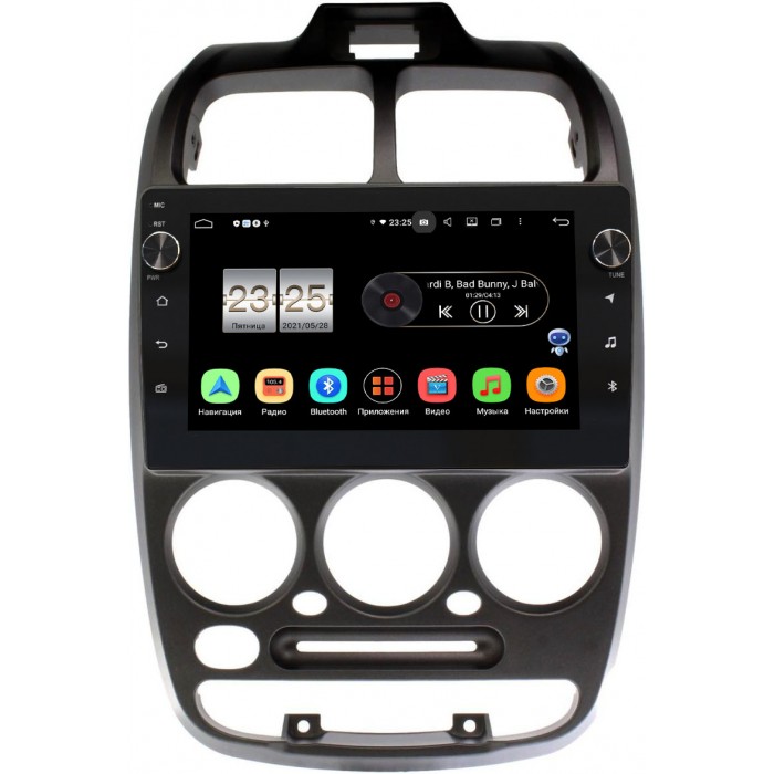 Штатная магнитола Hyundai Accent II 1999-2003 Canbox BPX609-1310 на Android 10 (4/64, DSP, IPS, с голосовым ассистентом, с крутилками)