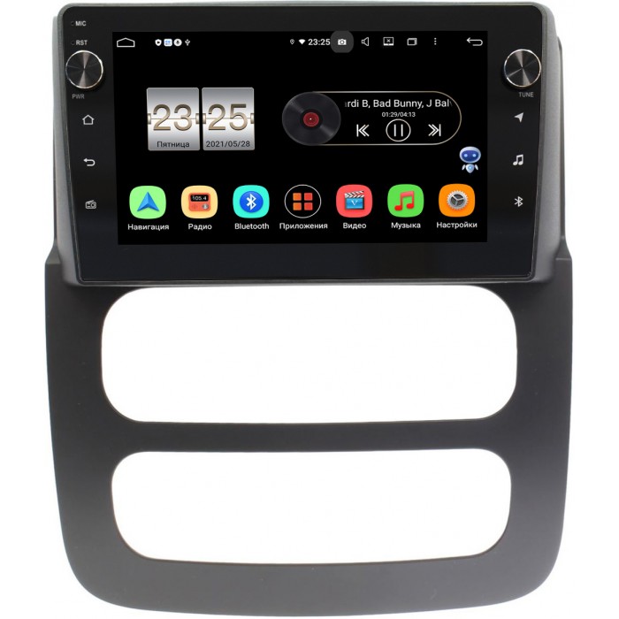 Штатная магнитола Dodge RAM III (DR/DH) 2001-2005 Canbox BPX609-1387 на Android 10 (4/64, DSP, IPS, с голосовым ассистентом, с крутилками)