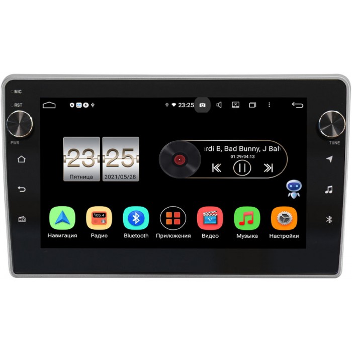 Штатная магнитола GAZ Газель Бизнес Canbox BPX609-1862 на Android 10 (4/64, DSP, IPS, с голосовым ассистентом, с крутилками)