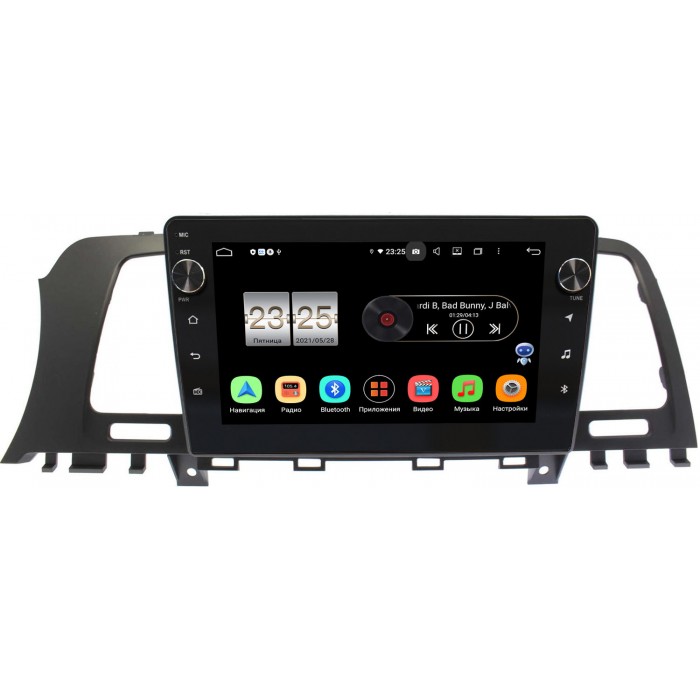 Штатная магнитола Nissan Murano II (Z51) 2008-2014 Canbox BPX409-NI138N на Android 10 (4/32, DSP, IPS, с голосовым ассистентом, с крутилками)