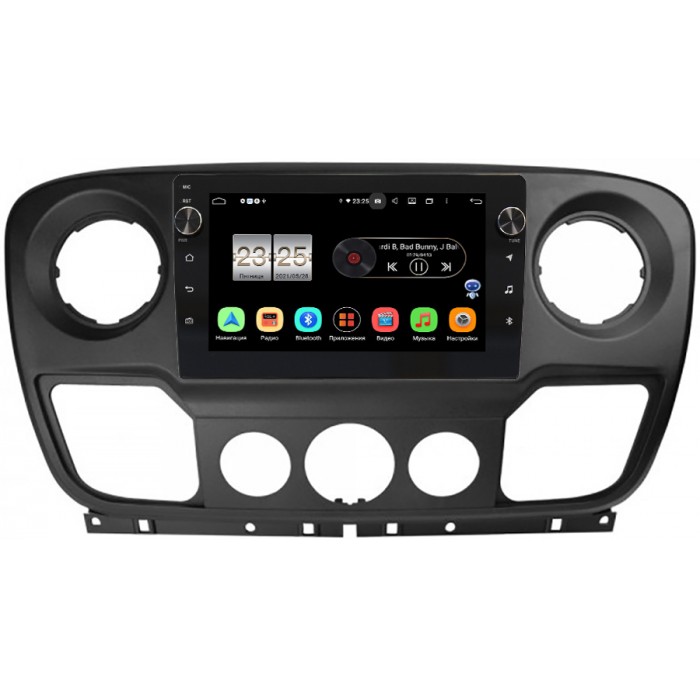 Штатная магнитола Canbox BPX610-1361 для Renault Master (2010-2019) на Android 10 (4/64, DSP, IPS, с голосовым ассистентом, с крутилками)