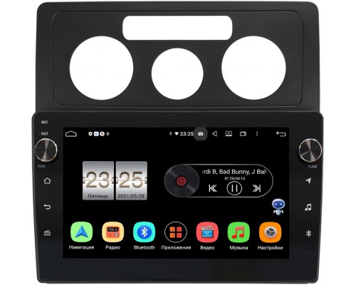 Volkswagen Caddy 3 (2004-2015) (с кондиционером) Canbox BPX410-3360 на Android 10 (4/32, DSP, IPS, с голосовым ассистентом, с крутилками)