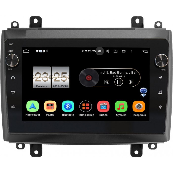 Штатная магнитола Canbox BPX610-3528 для Cadillac CTS, SRX 2003-2009 на Android 10 (4/64, DSP, IPS, с голосовым ассистентом, с крутилками)