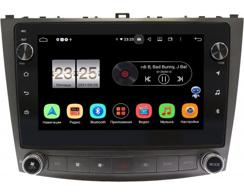 Lexus IS II 2005-2013 Canbox BPX610-ARCRSD012 на Android 10 (4/64, DSP, IPS, с голосовым ассистентом, с крутилками)