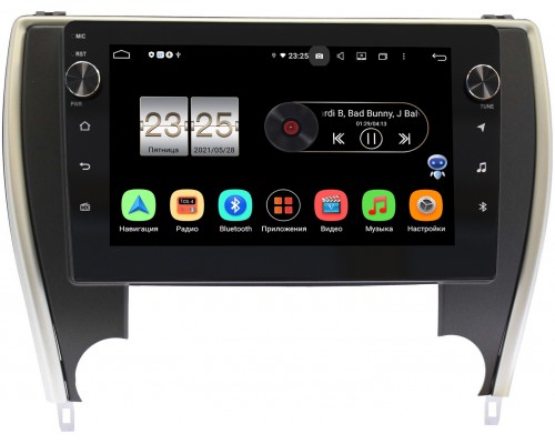 Toyota Camry XV55 2014-2018 (авто из USA) Canbox BPX410-TO206 на Android 10 (4/32, DSP, IPS, с голосовым ассистентом, с крутилками)
