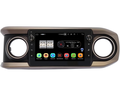 Toyota Tacoma III 2015-2022 (черная) Canbox BPX610-TO504T на Android 10 (4/64, DSP, IPS, с голосовым ассистентом, с крутилками)