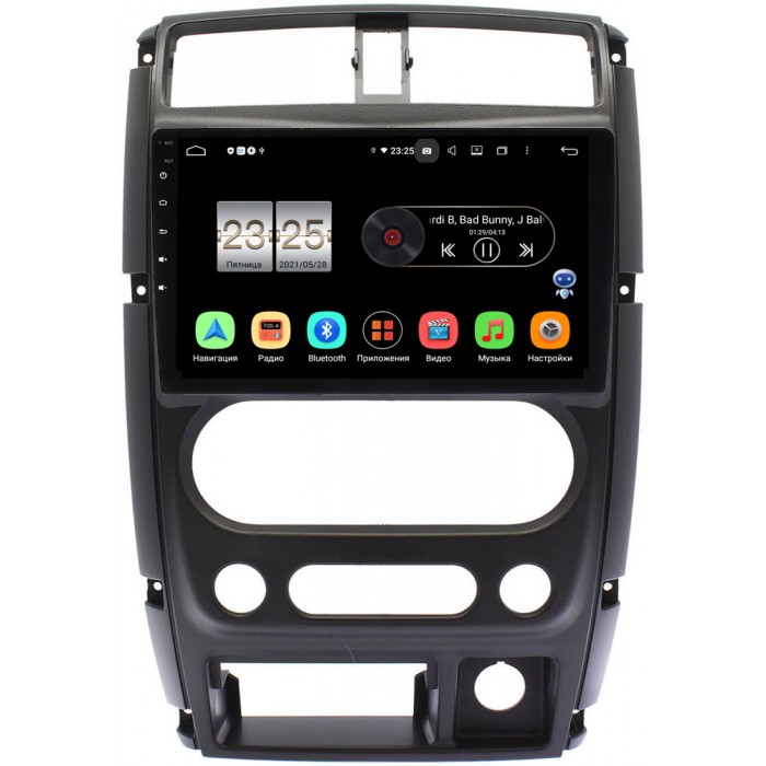 Штатная магнитола Suzuki Jimny III 2005-2019 Canbox PX409-9-357 на Android 10 (4/32, DSP, IPS, с голосовым ассистентом)