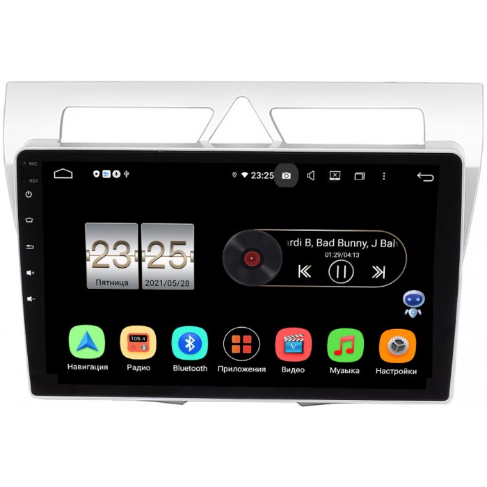 Штатная магнитола Kia Picanto 2007-2011 Canbox PX609-9-572 на Android 10 (4/64, DSP, IPS, с голосовым ассистентом)