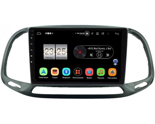 Fiat Doblo II 2015-2021 Canbox PX409-9-636 на Android 10 (4/32, DSP, IPS, с голосовым ассистентом)
