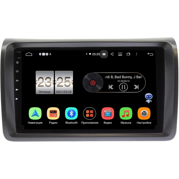 Штатная магнитола Nissan NV350 2012-2017 Canbox PX409-9-NI104N на Android 10 (4/32, DSP, IPS, с голосовым ассистентом)