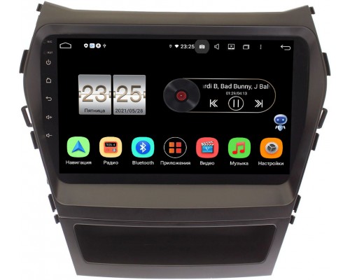 Hyundai Santa Fe III 2012-2018 Canbox PX609-9022 на Android 10 (4/64, DSP, IPS, с голосовым ассистентом)