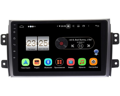 Suzuki SX4 I 2006-2014 Canbox PX409-9035 на Android 10 (4/32, DSP, IPS, с голосовым ассистентом)