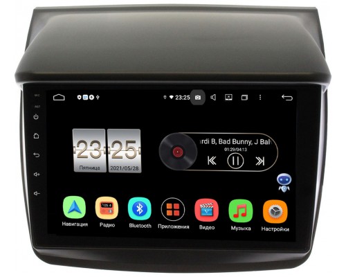 Mitsubishi Pajero Sport II 2008-2014, L200 IV 2006-2015 Canbox PX409-9057 на Android 10 (4/32, DSP, IPS, с голосовым ассистентом)