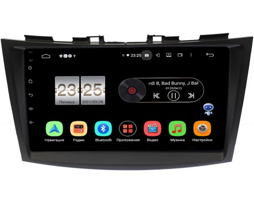 Suzuki Swift IV 2011-2017 Canbox PX409-9102 на Android 10 (4/32, DSP, IPS, с голосовым ассистентом)