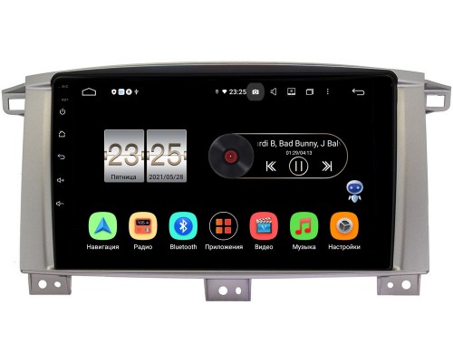 Toyota Land Cruiser 105 2002-2008 Canbox PX409-9121 на Android 10 (4/32, DSP, IPS, с голосовым ассистентом) (для авто с МКПП)