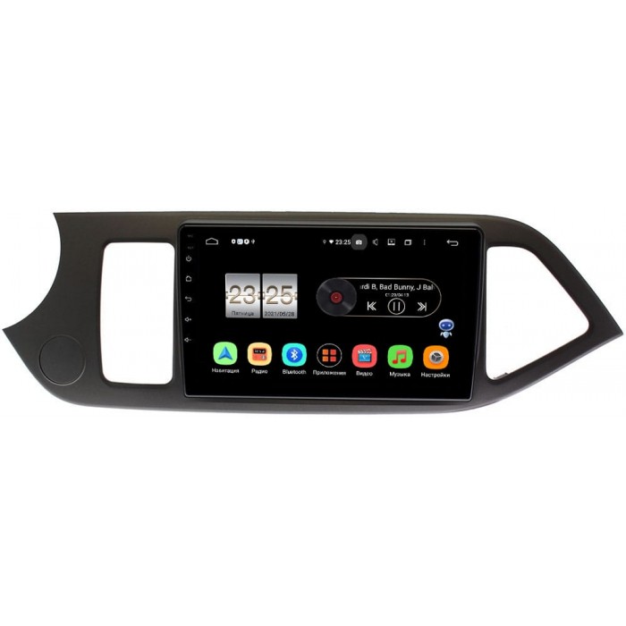 Штатная магнитола Kia Picanto II 2011-2016 Canbox PX609-9144 на Android 10 (4/64, DSP, IPS, с голосовым ассистентом)