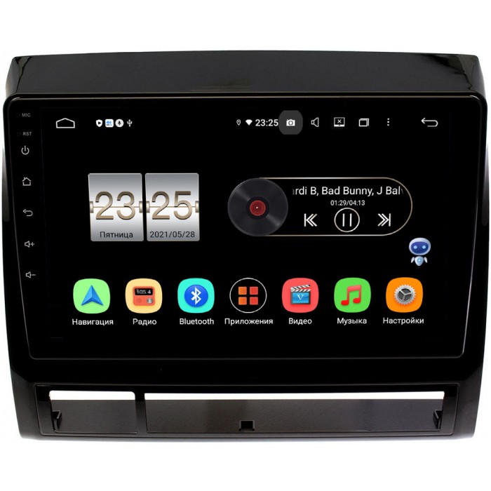 Штатная магнитола Toyota Tacoma II 2004-2011 (глянец) Canbox PX409-9173 на Android 10 (4/32, DSP, IPS, с голосовым ассистентом)