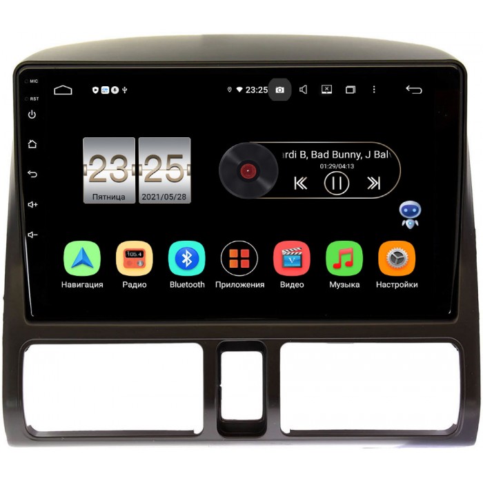 Штатная магнитола Honda CR-V II 2001-2006 Canbox PX409-9204 на Android 10 (4/32, DSP, IPS, с голосовым ассистентом)