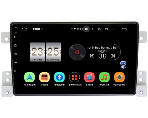 Suzuki Grand Vitara III 2005-2015 Canbox PX409-9222 на Android 10 (4/32, DSP, IPS, с голосовым ассистентом)