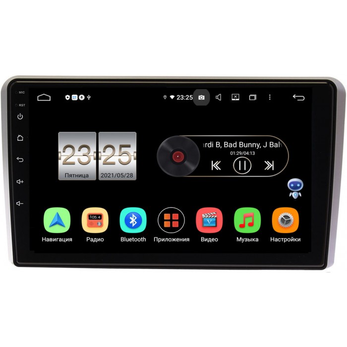 Штатная магнитола Audi A3 II (8P) 2007-2013 Canbox PX409-9253 на Android 10 (4/32, DSP, IPS, с голосовым ассистентом)