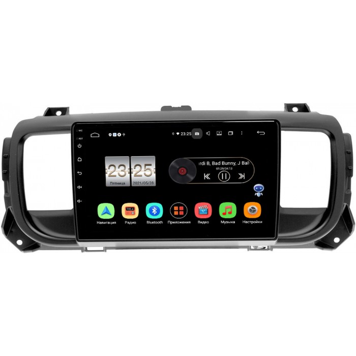 Штатная магнитола Peugeot Traveller, Expert 2016-2021 Canbox PX609-9296 на Android 10 (4/64, DSP, IPS, с голосовым ассистентом)