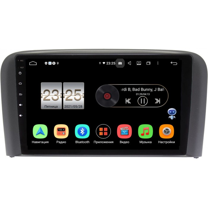Штатная магнитола Volvo S80 I 1998-2006 Canbox PX409-9319 на Android 10 (4/32, DSP, IPS, с голосовым ассистентом)