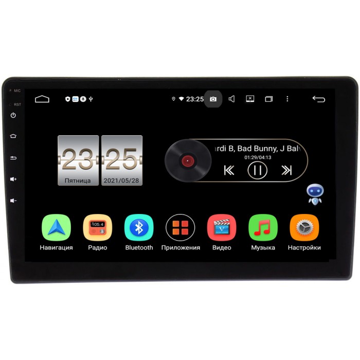 Штатная магнитола Toyota LC Prado 90 1996-2002 (левый руль) Canbox PX609-9327 на Android 10 (4/64, DSP, IPS, с голосовым ассистентом)