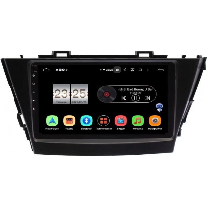Штатная магнитола Toyota Prius V (2011-2014) Canbox PX609-9433 на Android 10 (4/64, DSP, IPS, с голосовым ассистентом)