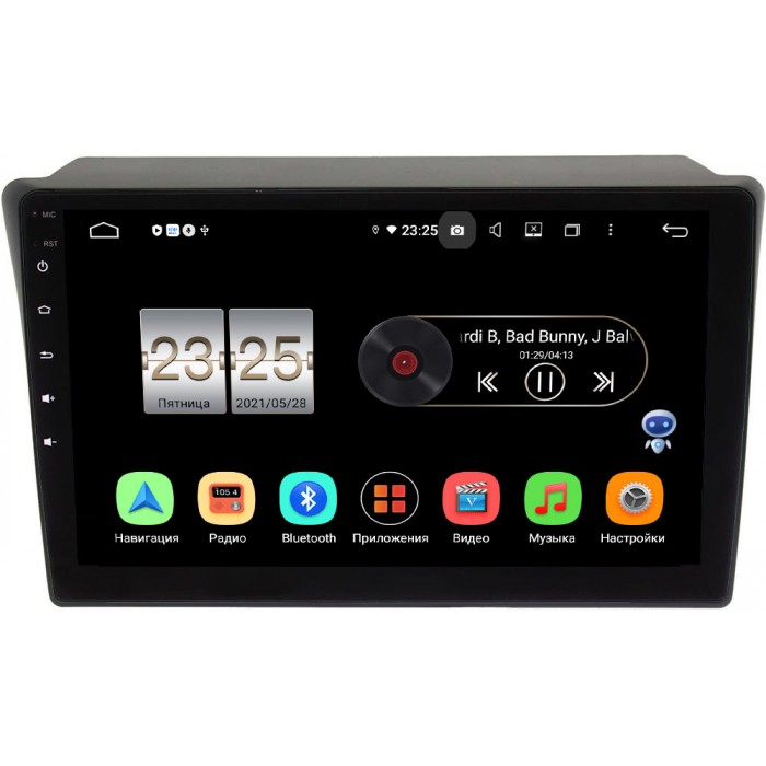 Штатная магнитола Toyota Hilux Surf VI 1997-2001 Canbox PX610-10-1084 на Android 10 (4/64, DSP, IPS, с голосовым ассистентом)