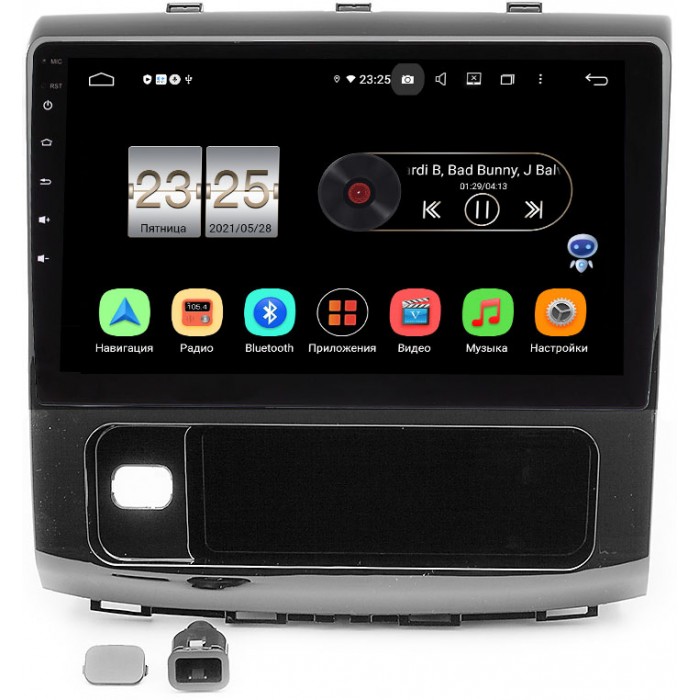 Штатная магнитола Haval H9 2014-2021 (глянец) Canbox PX410-10-910 на Android 10 (4/32, DSP, IPS, с голосовым ассистентом)