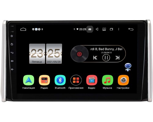 Toyota RAV4 (XA50) 2018-2021 Canbox PX610-1097 на Android 10 (4/64, DSP, IPS, с голосовым ассистентом)
