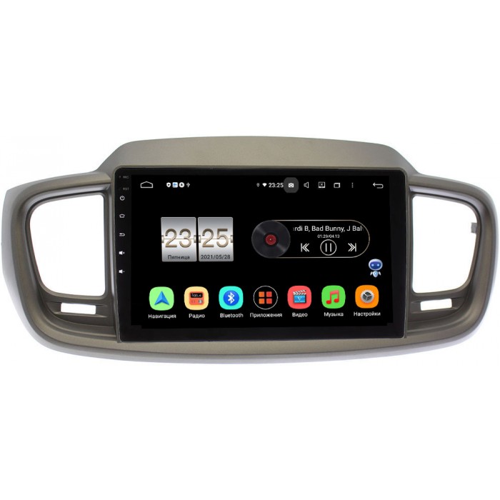 Штатная магнитола Kia Sorento III Prime 2015-2020 Canbox PX610-10-1125 на Android 10 (4/64, DSP, IPS, с голосовым ассистентом)