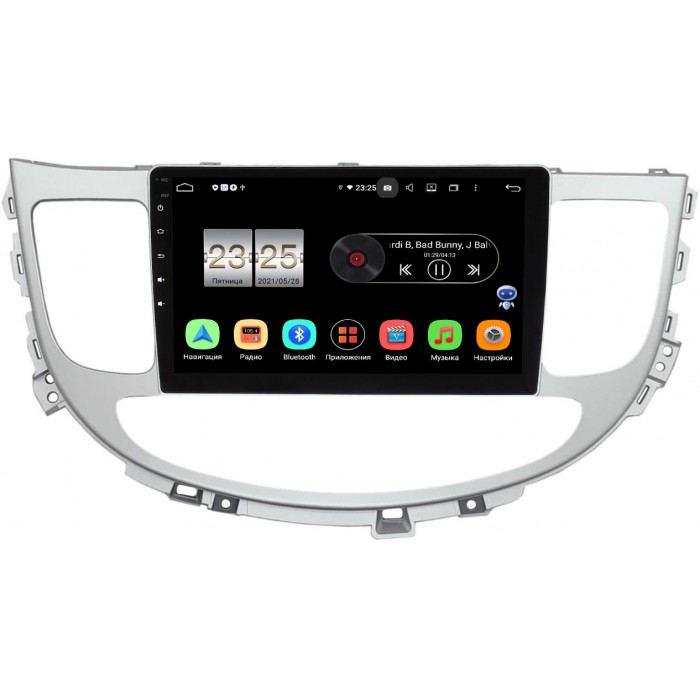 Штатная магнитола Hyundai Genesis (2008-2013) Canbox PX609-1074 на Android 10 (4/64, DSP, IPS, с голосовым ассистентом)