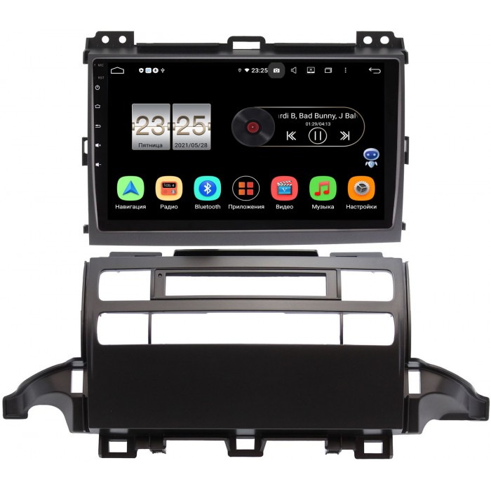 Штатная магнитола Canbox PX609-1301 для Lexus GX 470 (2002-2009) на Android 10 (4/64, DSP, IPS, с голосовым ассистентом)