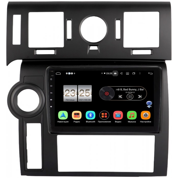 Штатная магнитола Canbox PX409-1396 для Hummer H2 2007-2009 (черная) на Android 10 (4/32, DSP, IPS, с голосовым ассистентом)