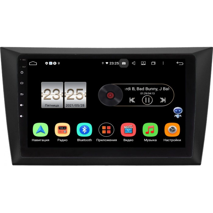 Штатная магнитола Volkswagen Golf 6 2009-2012 Canbox PX409-2100 на Android 10 (4/32, DSP, IPS, с голосовым ассистентом)