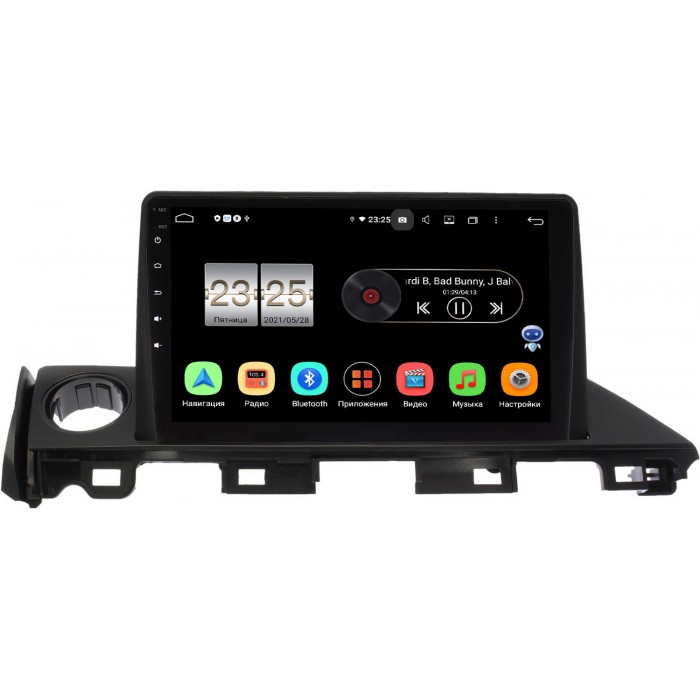 Штатная магнитола Canbox PX409-AXMZ6E19 для Mazda 6 III 2015-2018 (для авто с монитором) на Android 10 (4/32, DSP, IPS, с голосовым ассистентом)