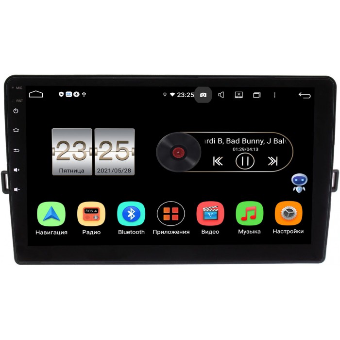 Штатная магнитола Canbox PX410-1401 для Toyota Auris I 2006-2012 на Android 10 (4/32, DSP, IPS, с голосовым ассистентом)