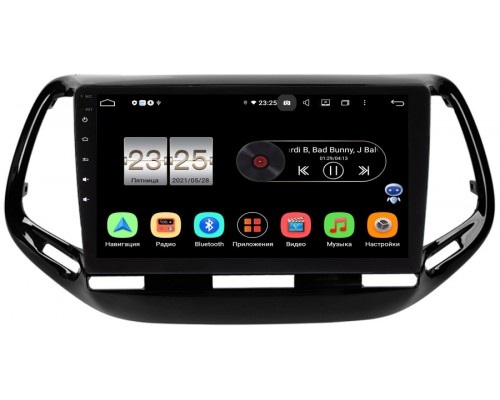Jeep Compass II 2017-2022 Canbox PX610-3500 на Android 10 (4/64, DSP, IPS, с голосовым ассистентом)