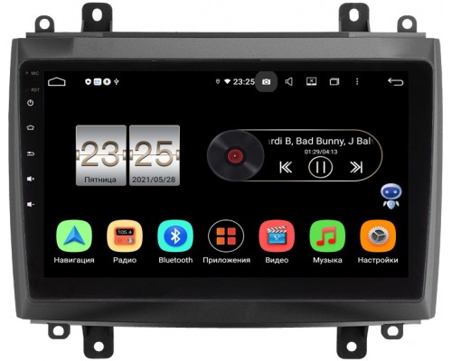 Cadillac CTS, SRX 2003-2009 Canbox PX410-3528 на Android 10 (4/32, DSP, IPS, с голосовым ассистентом)