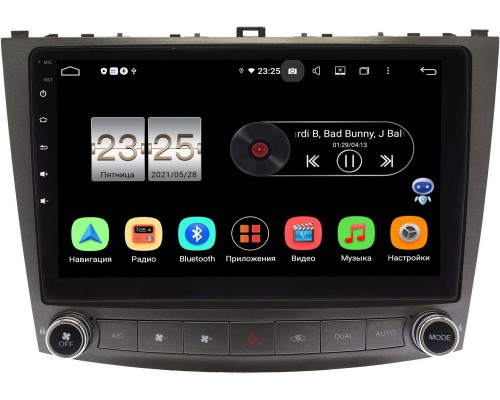 Lexus IS II 2005-2013 Canbox PX610-ARCRSD012 на Android 10 (4/64, DSP, IPS, с голосовым ассистентом)