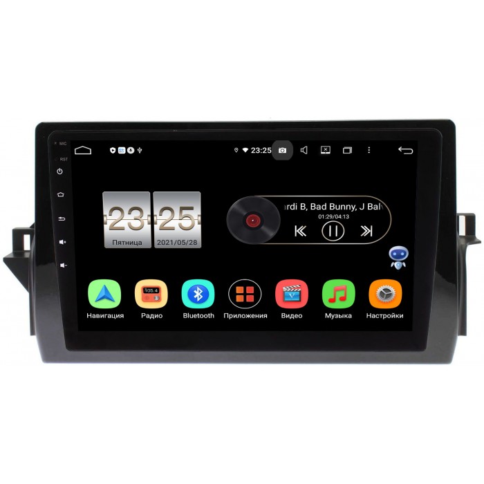 Штатная магнитола Canbox PX410-TK763 для Toyota Camry XV70 2021+ (левый руль) на Android 10 (4/32, DSP, IPS, с голосовым ассистентом)