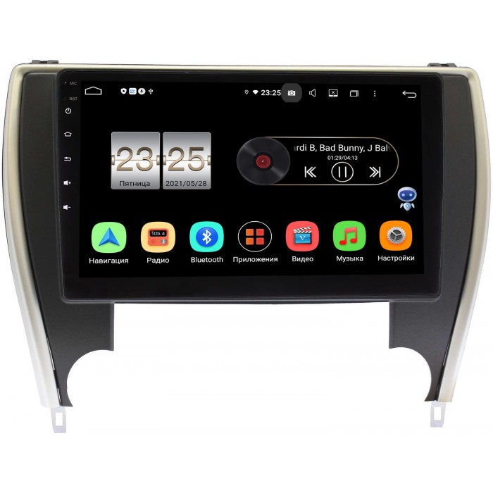Штатная магнитола Canbox PX610-TO206 для Toyota Camry XV55 2014-2018 (авто из USA) на Android 10 (4/64, DSP, IPS, с голосовым ассистентом)