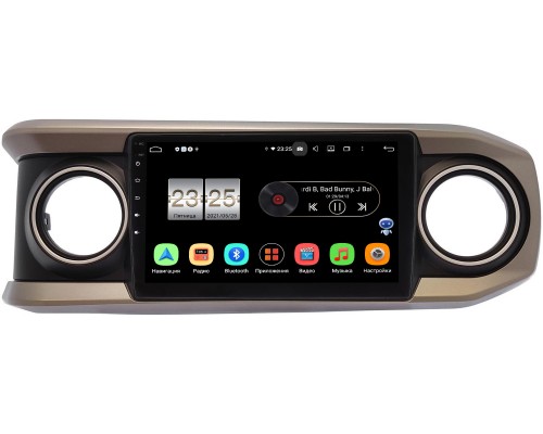 Toyota Tacoma III 2015-2022 (черная) Canbox PX610-TO504T на Android 10 (4/64, DSP, IPS, с голосовым ассистентом)