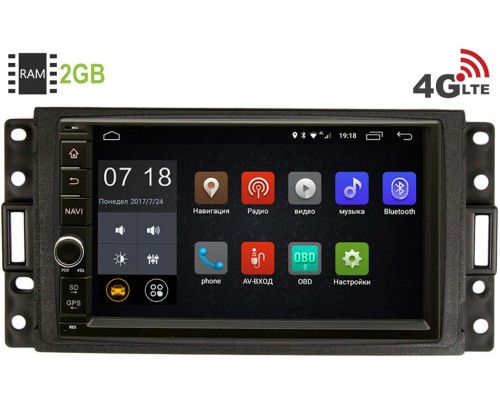 Hummer H3 2005-2010 Canbox 2871-RP-HMH3B-96 Android 8.1 7 дюймов (4G LTE 2GB)