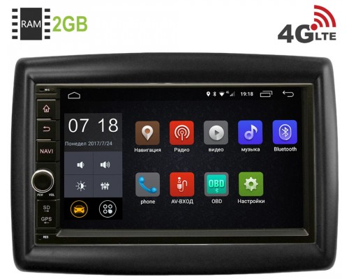 Renault Megane II 2002-2009 Canbox 2871-RP-RNMGC-122 Android 8.1 7 дюймов (4G LTE 2GB)