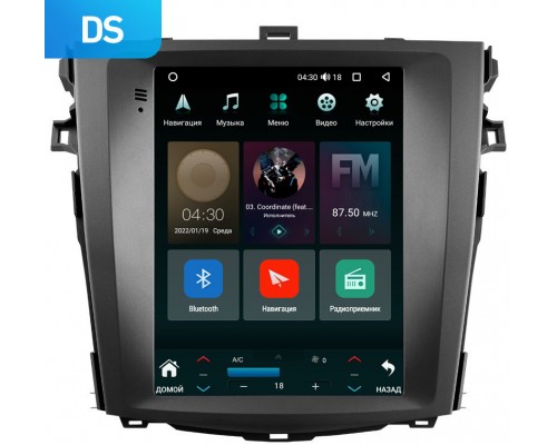 Toyota Corolla X 2006-2013 Canbox (Tesla style) 9.7 дюймов 2/32 5620-1312-12 на Android 10 (4G-SIM, DSP, QLed)