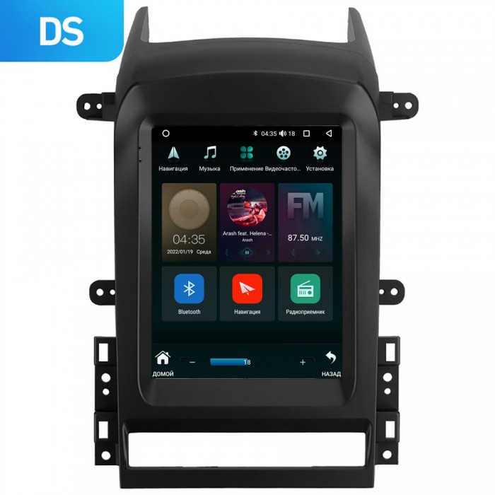 Штатное головное устройство Chevrolet Captiva I 2006-2011 Canbox (Tesla style) 9.7 дюймов 3/32 5621-1312-57 на Android 10 (4G-SIM, DSP, QLed)