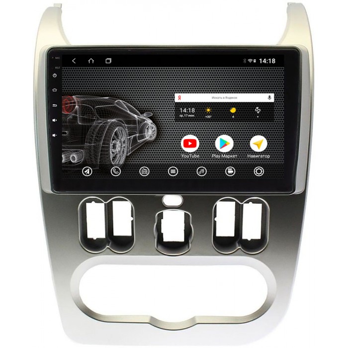 Штатная магнитола Vomi ST2850-T3 для Renault Logan I, Sandero I 2009-2014 на Android 10