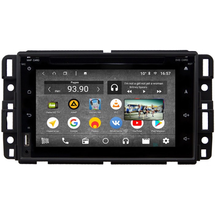 Штатная магнитола Parafar для Hummer H2 2002-2009 на Android 7.1.2 (PF041K)